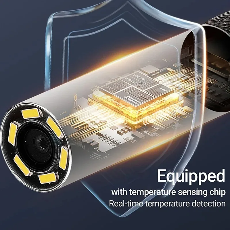 스티어링 내시경 휴대폰 카메라 고화질 카메라 HD 1080P 자동차 에어컨 파이프라인 감지 방수