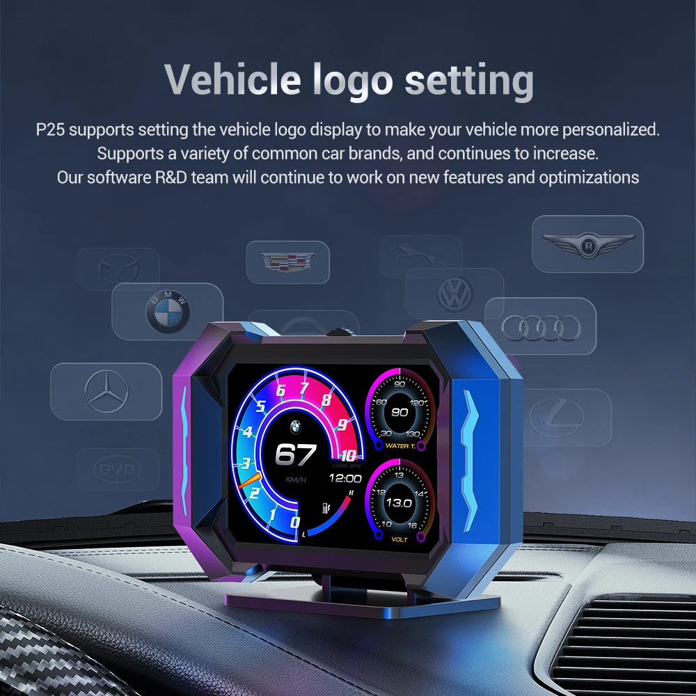 OBD + GPS HUD ڵ OBD  ÷, º ǻ  ӵ,   Һ  跮