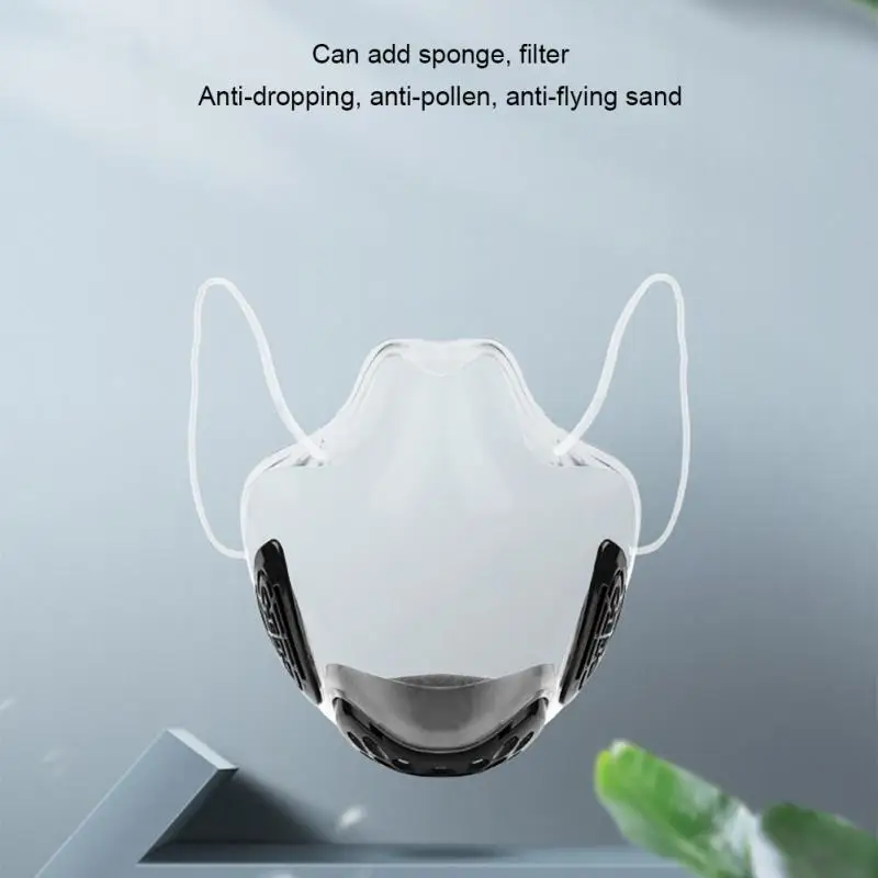 1~4SETS Splash Mask High-elastic Transparent Masks Visor Face Shield Dust-proof Durable Lip Language Face Mask Breathing Mask 2