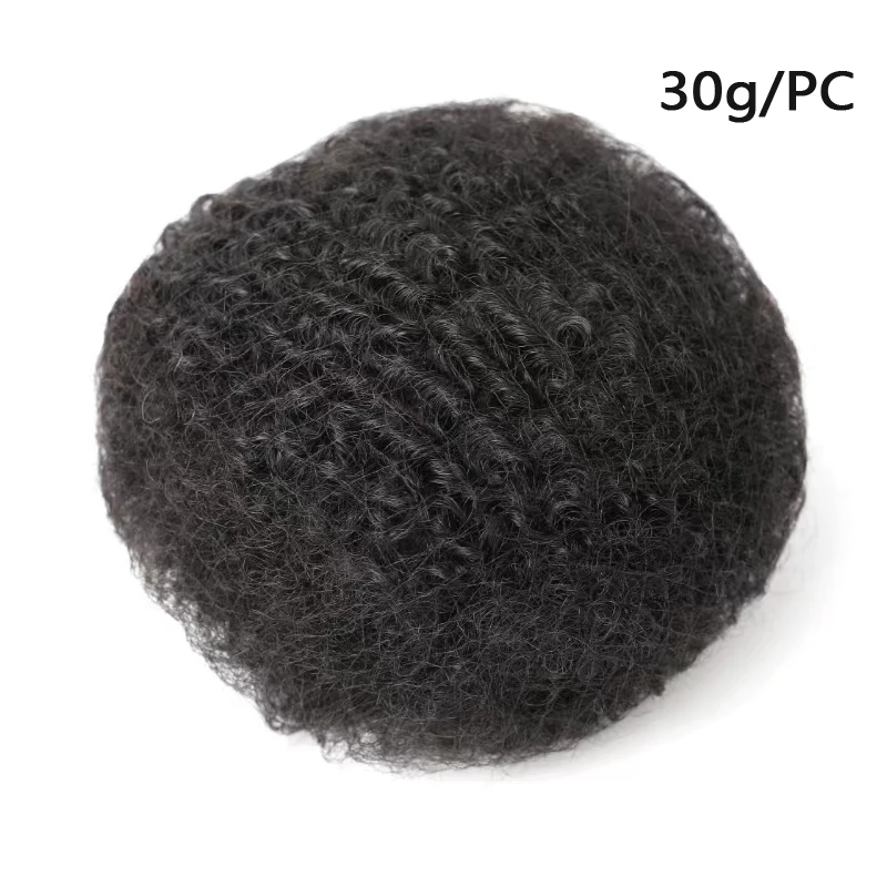 8 Inch Afro kinky Curly Bulks Human Hair For Braiding Bundles 30g/pc Brazilian Remy Hair Natural Color Braids Hair For Women 4