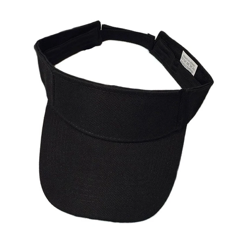 Lightweight Plain Men Women Summer Outdoor Sport Sun Visor Cap Hat for Golf Hiking Tennis Royal Blue Khaki Pink Red Green Black 3