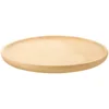 Round Wooden Tray Plate Large Charcuterie Board Serving Platter Cookie Pizza Rattan Chargers for Dinner Plates 1