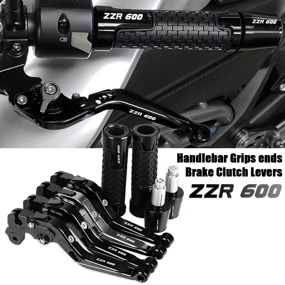 

Для KAWASAKI ZZR600 2005 2006 2007 2008 2009 рычаги тормозной муфты мотоцикла Нескользящие ручки руля ручки рукоятки