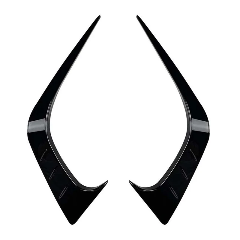 인기 자동차 앞 범퍼 스플리터 스포일러 안개등 Canard 부품 Honda Civic 11 세대 2021+ 광택 블랙