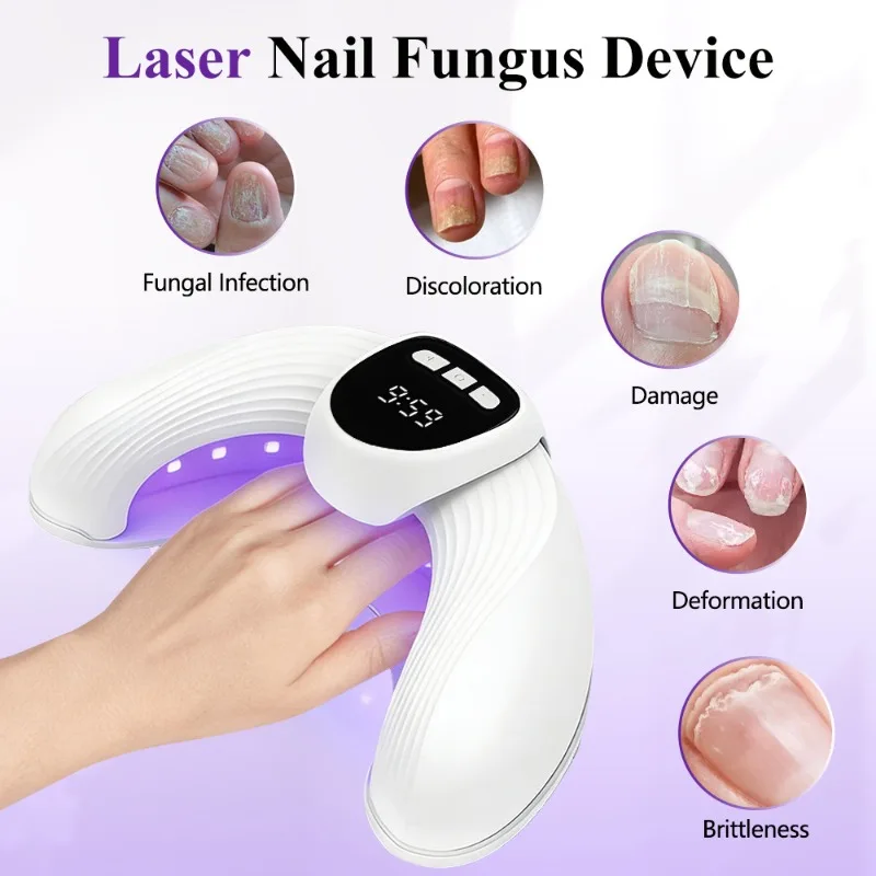 Nouvel appareil laser rechargeable, double traitement par lumière physique, antifongique, réparation des ongles panaris, usage domestique._voghion.com