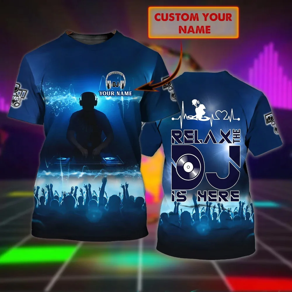 PLstar Cosmos Neueste Sommer männer Musik T-shirt DJ Live disco Personalisierte Name 3D Gedruckt t-shirt Unisex Hip Hop Tops DW146 – Detail 11
