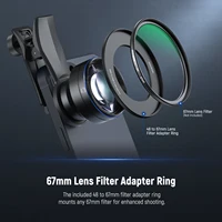 NEEWER 105mm Macro Lens with 17mm Thread Phone Lens Clip & 67mm Filter Adapter Ring, Suitable for Mobile Macro Photography - Image 6