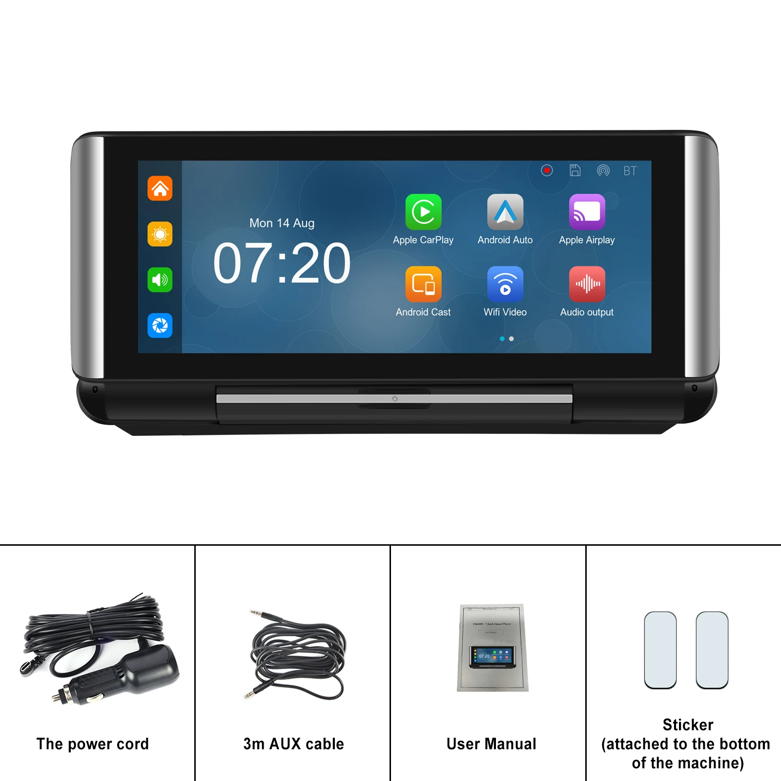 Podofo ڵ , ȵ̵ ڵ DVR Ƽ̵ ÷̾, ÷ ̷ ĳƮ, BSD  ú, 4K  ī޶ ī÷, 6.86 ġ