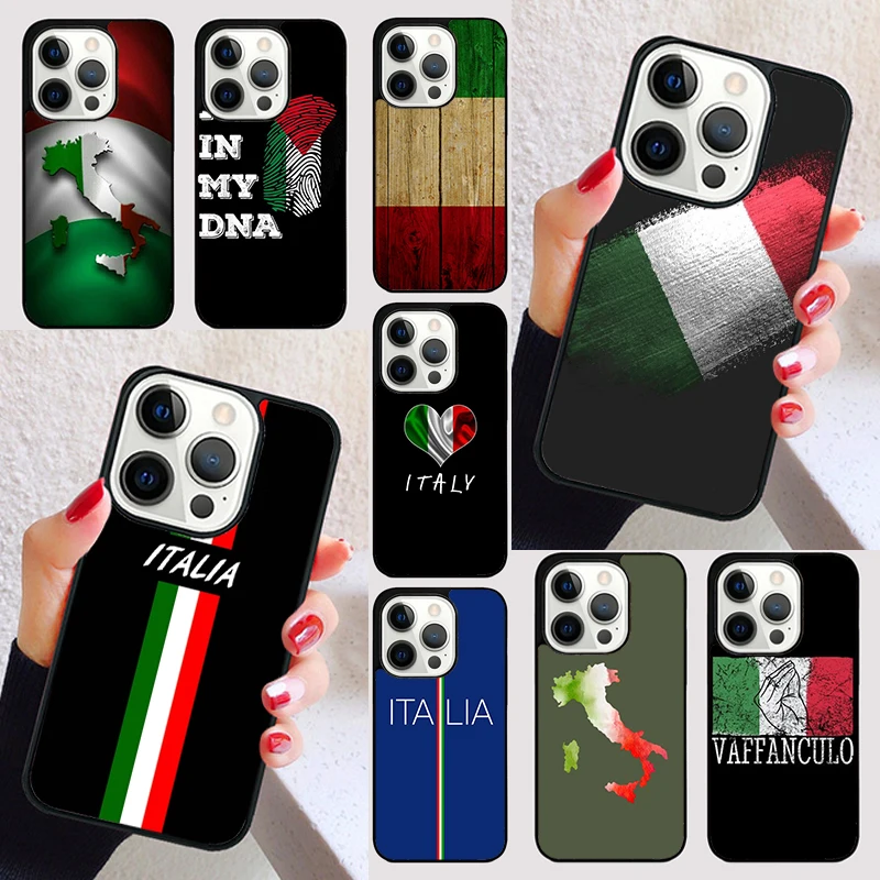 Cover Protettiva Per Bandiera Nazionale Italia Italia Per Iphone 15 13 12 11 14 Pro Max Mini X Xr Xs Max Se 2020 7 8 6S Plus Custodia Per Telefono
