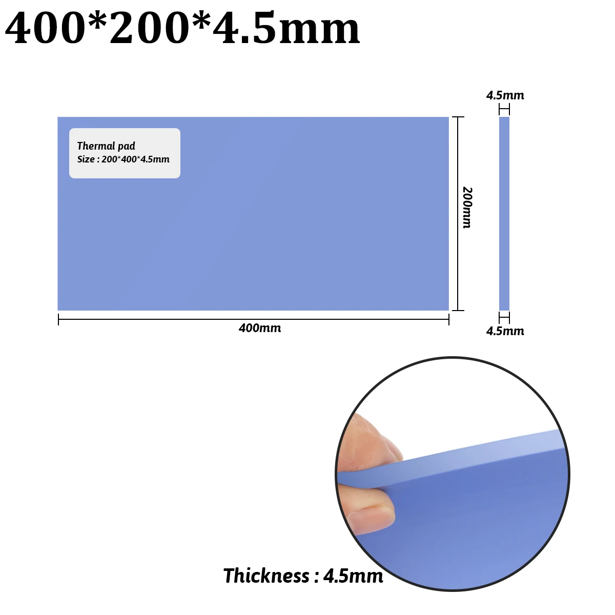 Coussin En Silicone Conducteur Thermique Pour Téléphone 50pcs Tampons