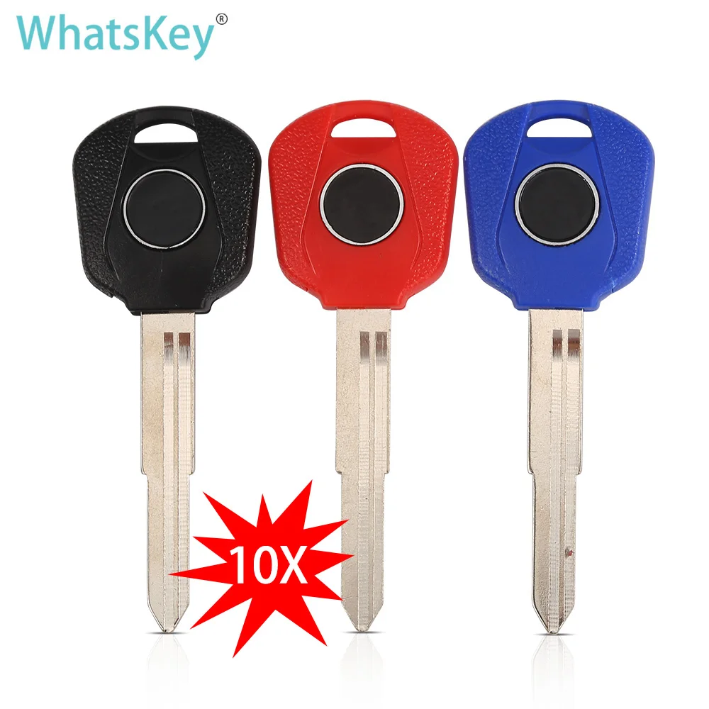 WhatsKey 10 шт. необработанный заготовки ключа мотоцикла для Honda CBR1000RR CBR600RR CBR900 CB1300 CBR954