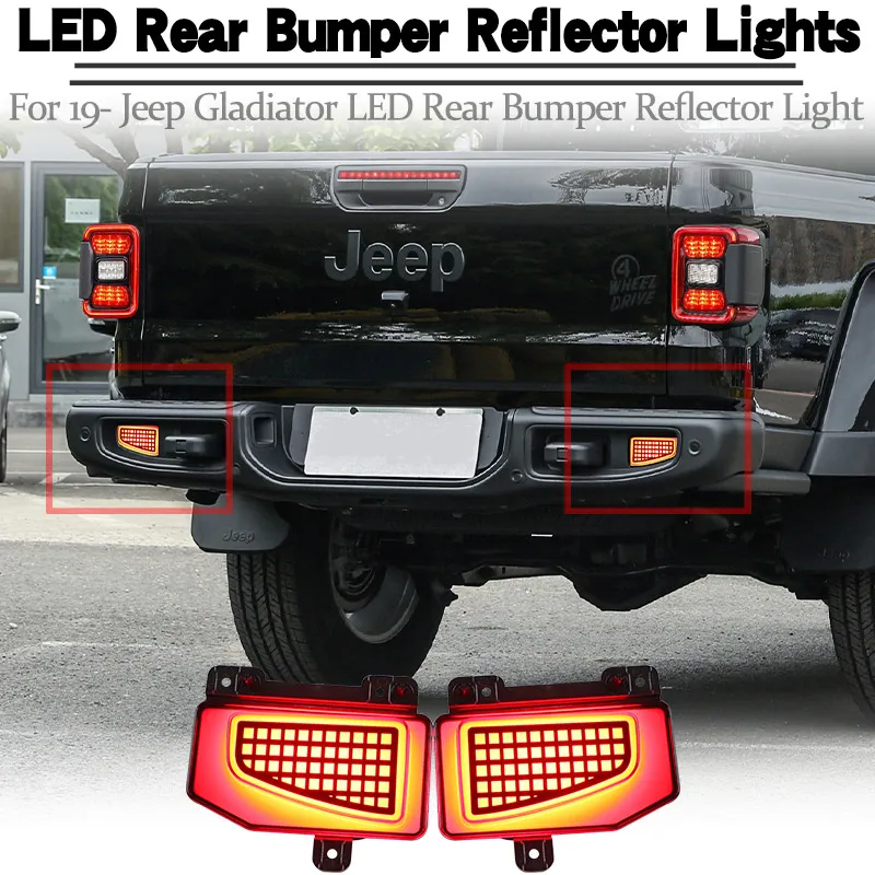 2Pcs-Car-Rear-Fog-Light-Bumper-Brake-Light-Reflector-turn-Signal ...