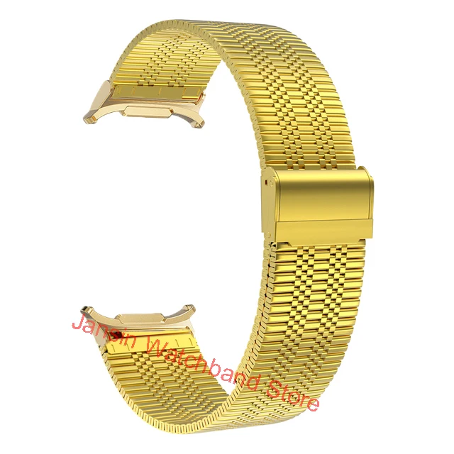 Luxury Stainless Steel Watch Strap - No Gap Metal Band Bracelet