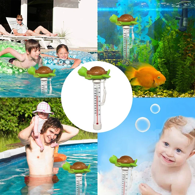 Swimming Pool Thermometer Cute Animal Water Spa Temperature Measure Gauge Turtle Pool Tool Swimming Pools Accessories 5