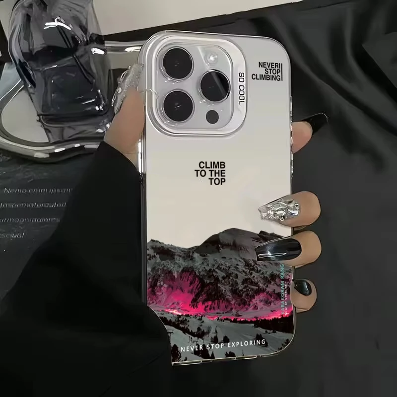 Vivid Dual Flame Mountain Phone Case Cover