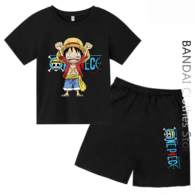 One Anime Luffy T Shirt Piece for Boys & Girls 100% Cotton Short