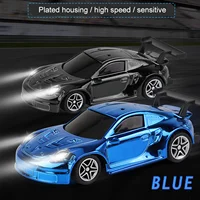 Mini Toy 1/43 Scale RC Racing Difting Car 2.4G RTR with LED lights Remote Control Electric High Speed Car Model Gifts for Boys 1