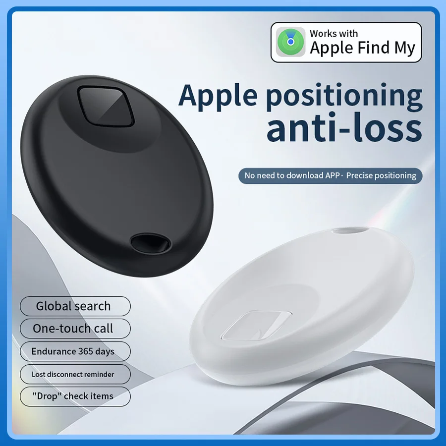 Mini Bluetooth GPS Tracker Device for IOS Apple Find My App Smart Air Tag Anti-Lost Reminder Key Luggage Backpack Kid Pet Finder gps locator key finder anti lost tracker anti lose tracker item locator anti lost locator key chain locator