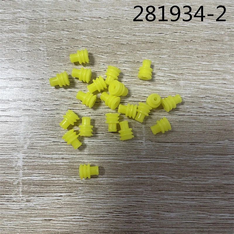 100 pcs piece auto wire connector rubber seal super waterproof silicone wire seals 281934-2 for tyco 1.5 series plug