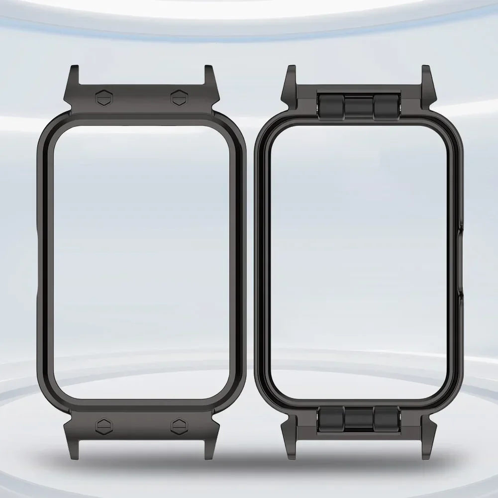 Sleek Metal Protective Case & Band for Samsung Galaxy Fit3 SM-R390 Smart Watch
