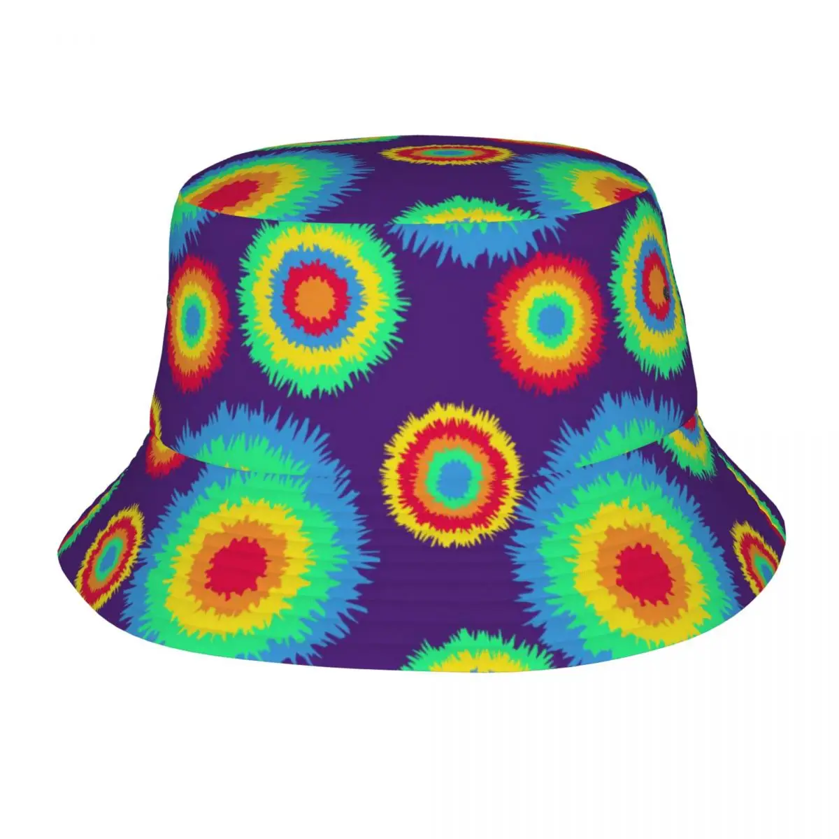 Tie Dye Bob Hat For Men Women Summer Sun Hats Street Packable For Vacation Fishing Caps Bob Hat