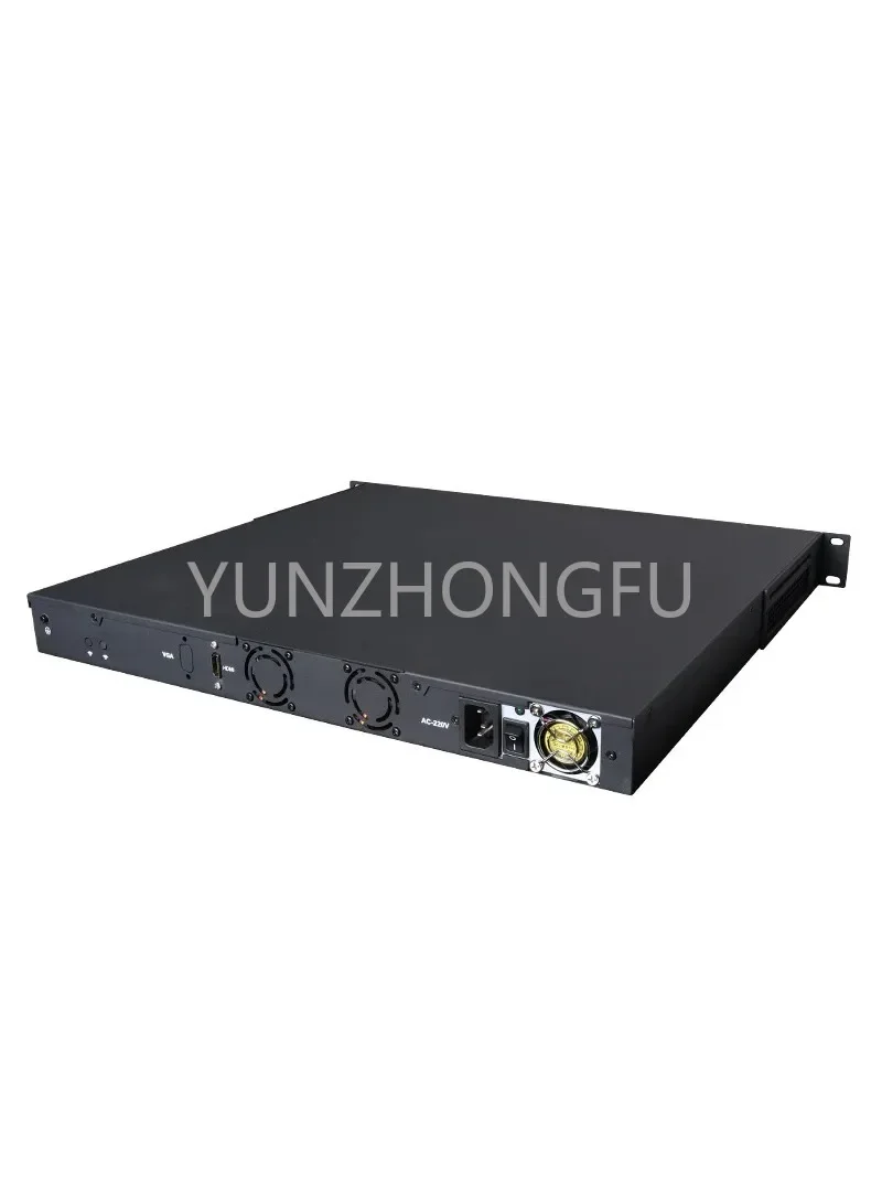산업용 1U 섀시 방화벽 미니 PC, LGA1700 Alder Lake Cpu 12 세대 6 * lan 포트, 4 * SFP 10G H610/H670 칩셋 미니 PC