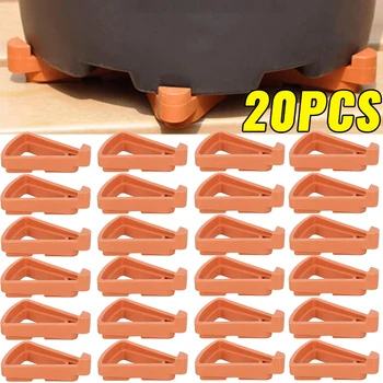 Plant Pot Foot Flower Pot Support Invisible Triangle Holder Decor Plant Stand Outdoor Statue Pot Planter Feet Bonsai Holders