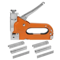 3 in 1 Stapler Nail Gun Staple Gun Nailer Upholstery Fix Furniture Tool Wood Frame Stapler Stainless Steel Hand Tool 600 pcs Nai 1