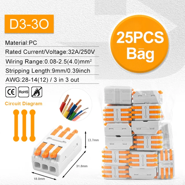 D3-3O 25PCS