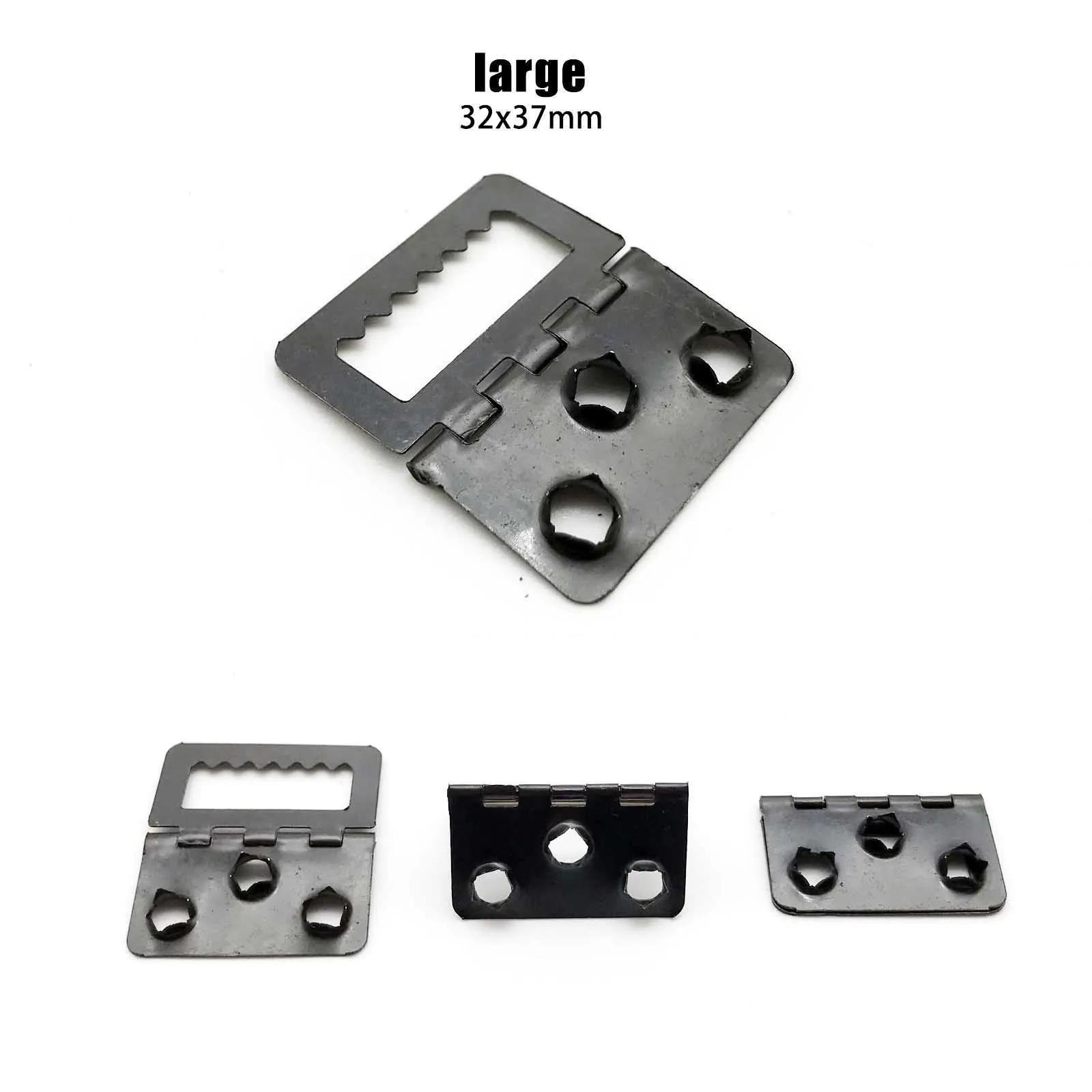 Picture Frame Hangers 25pcs Picture Photo Artwork Oil Painting Frame Back Board Barbed Self Fixing Attach Sawtooth Foldable Hinge Hanger Hook No screw