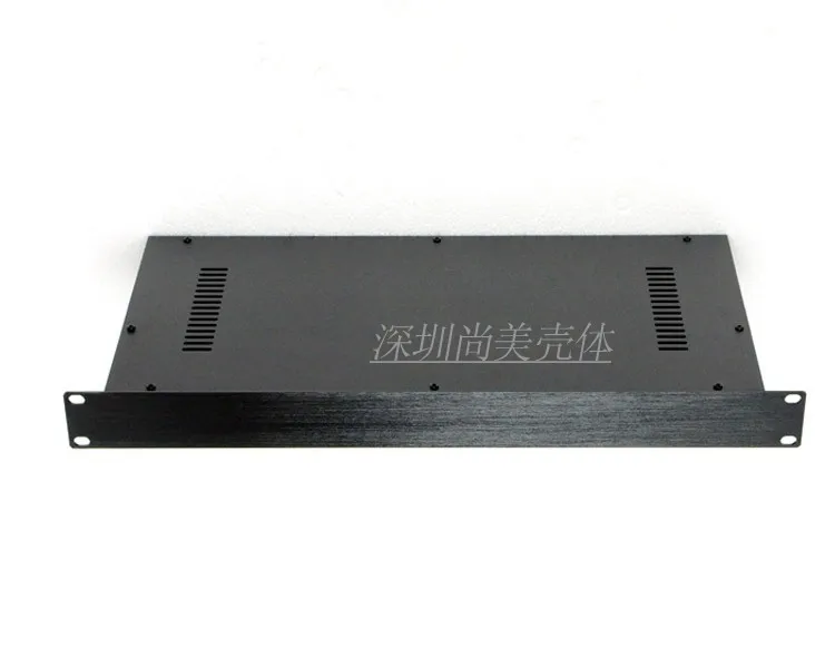 

19 inch 1U standard chassis rack type 1U project plug-in box processing customized sheet metal shell industrial control case