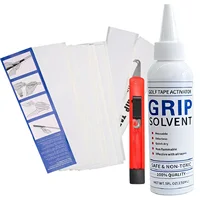 Golf Club Grip Kit Tape Strips Golf Grip Removal Tool Gripping Solvent Hook Blade Golf Regripping Repair Set Replacement Kit 1