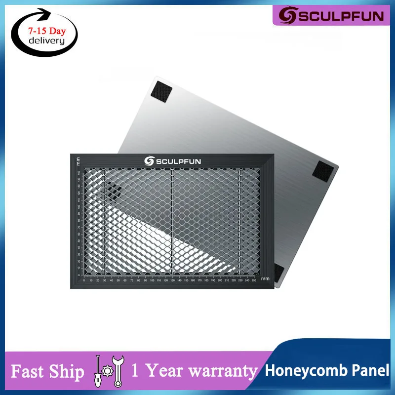 SCULPFUN S9 Honeycomb Working Table Board Steel Panel Platform for CO2 Diode S10 Laser Engraver Cutting Machine 300x200mm es 3d printer hot bed sublimation plate engineering board bambu lab x1 p1p platform magnetic steel film high temperature film