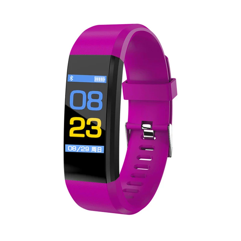 2022 115 Plus Smart Band Men Sport Fitness Tracker Heart Rate Blood Pressure Monitor Bluetooth Women Smart Watch For Android IOS 
