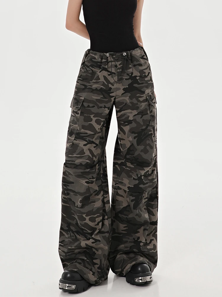 パンツ 00s UFO wide flare cargo camouflage y2k Streetwear Y2K Camo Cargo Pants | CYBER TECHWEAR®