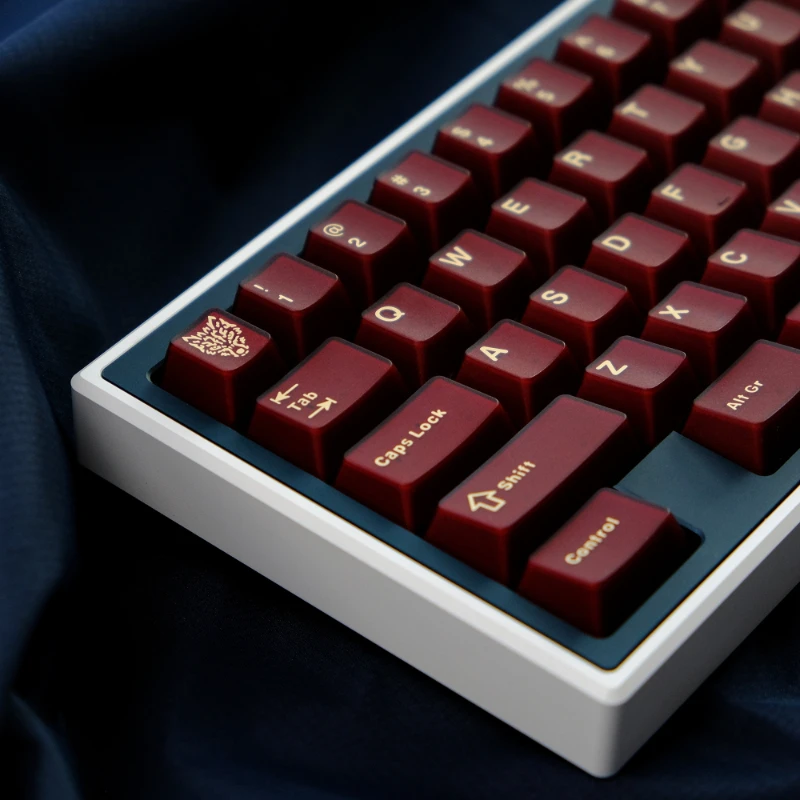Echome-romã Keyboard Cap Grupo Tema Wine Abs Dupla Camada Translúcido Perfil Cereja Keycap para Teclado Mecânico - Imagem 6