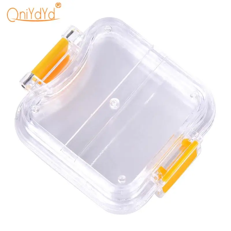 

1pc Membrane Plastic Denture Storage Tooth Protector Box Transparent Denture Case With Inner Film