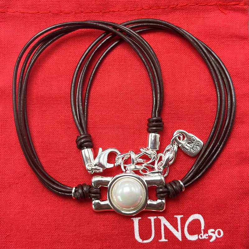 

2023 UNOde50 New European and American Hot Selling Fashion High Quality Pearl Necklace Women's Romantic Jewelry Gift Bag