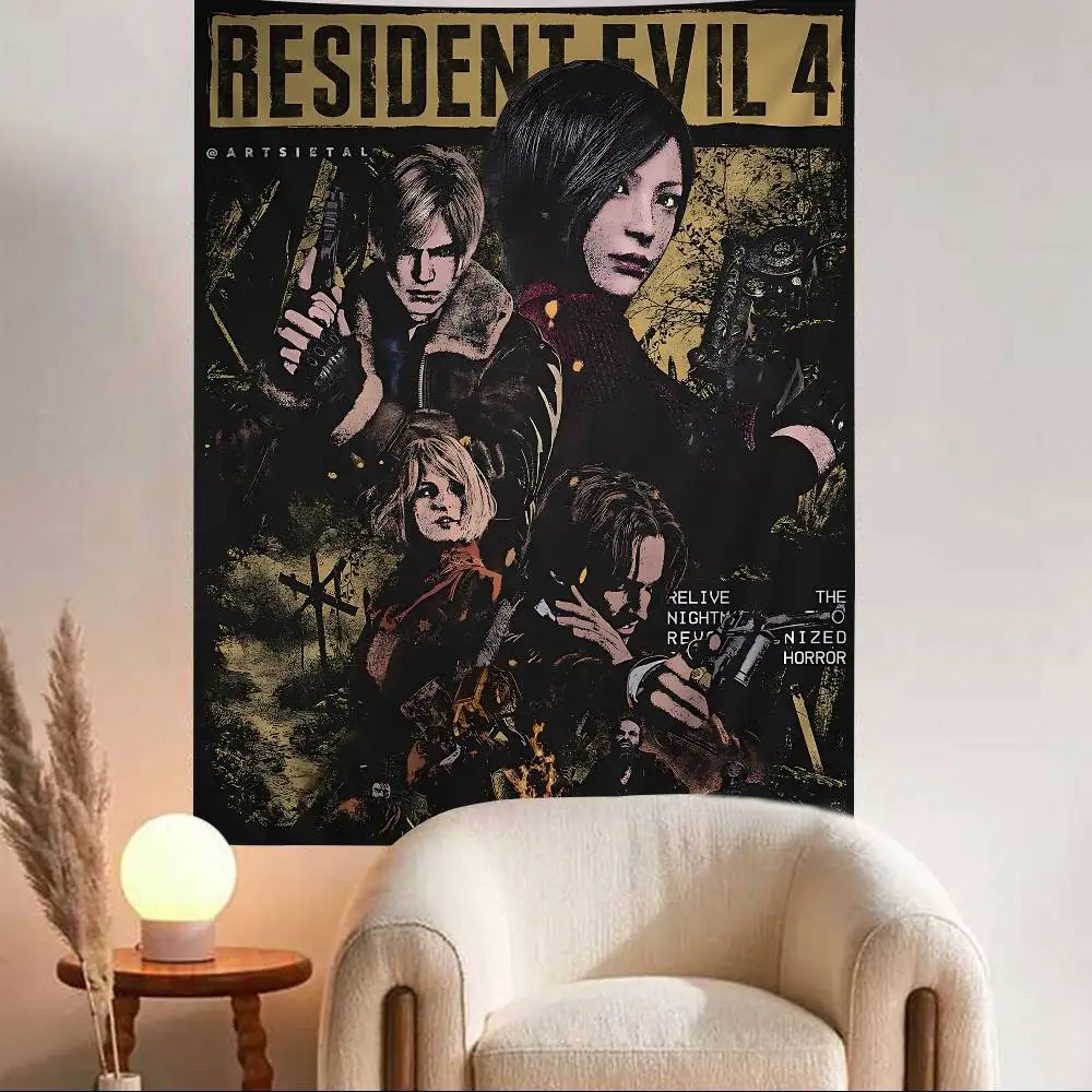 Resident Evil Sci-Fi Wall Tapestry - Home Decor Art Piece