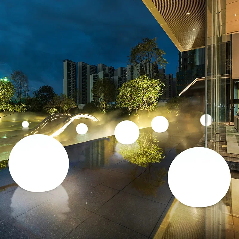 COLIN Modern Floating Ball Landscape Lamp Creative Outdoors Pool Light LED Remote Control Waterproof IP65 for Hotel Garden