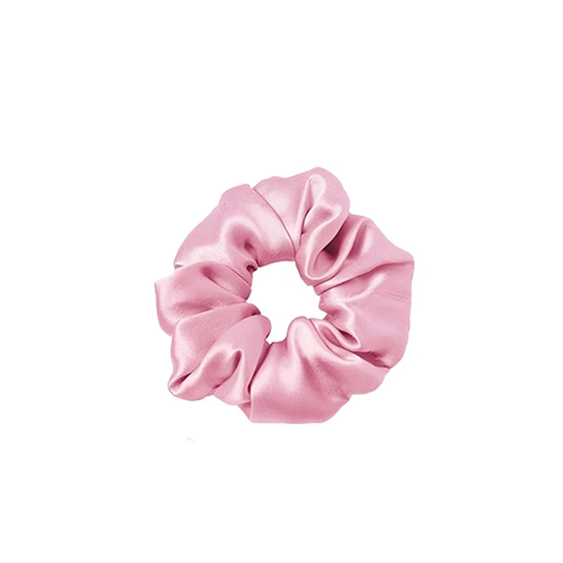 Luxurious Satin No-Crease Hair Scrunchies - Gentle Elastic Hair Ties for Effortless Styling