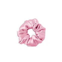 Luxurious Satin No - Crease Hair Scrunchies - Gentle Elastic Hair Ties for Effortless Styling (Pink)