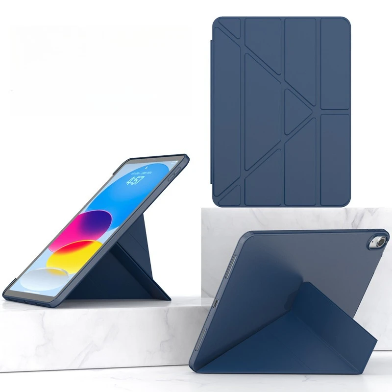Enhanced Tri-Fold Silicone Tablet Cover