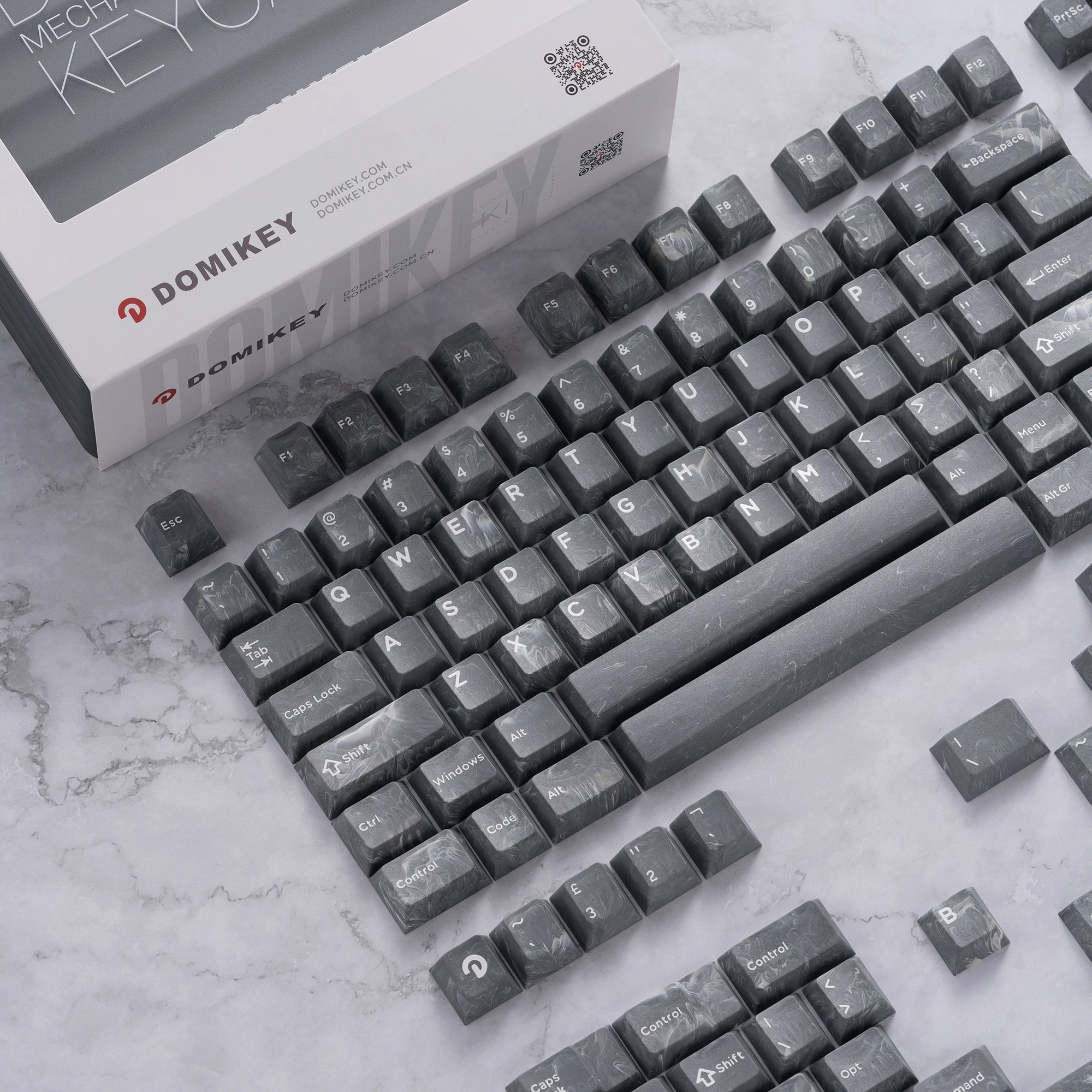 Domikey Flow Cherry Profile PBT doubleshot keycap All Random