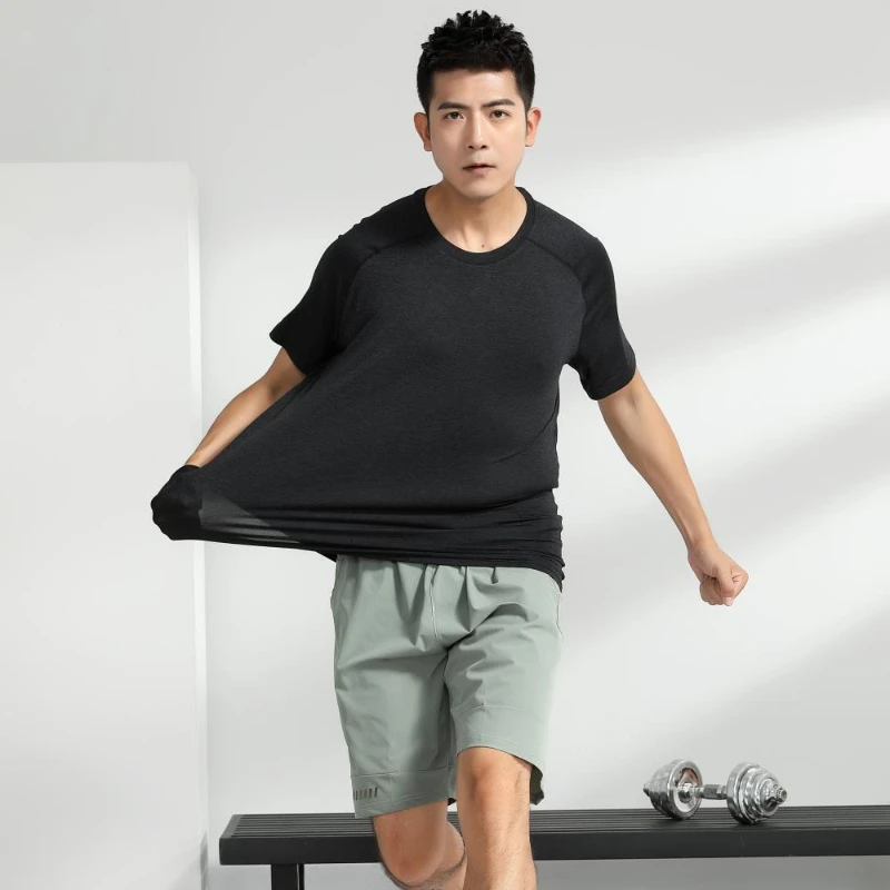 Unisex T Shirt Hjumping Sports Clothing Quick-drying Breathable Elastically Stretchy Sun-protective Clothes Camping Running Top
