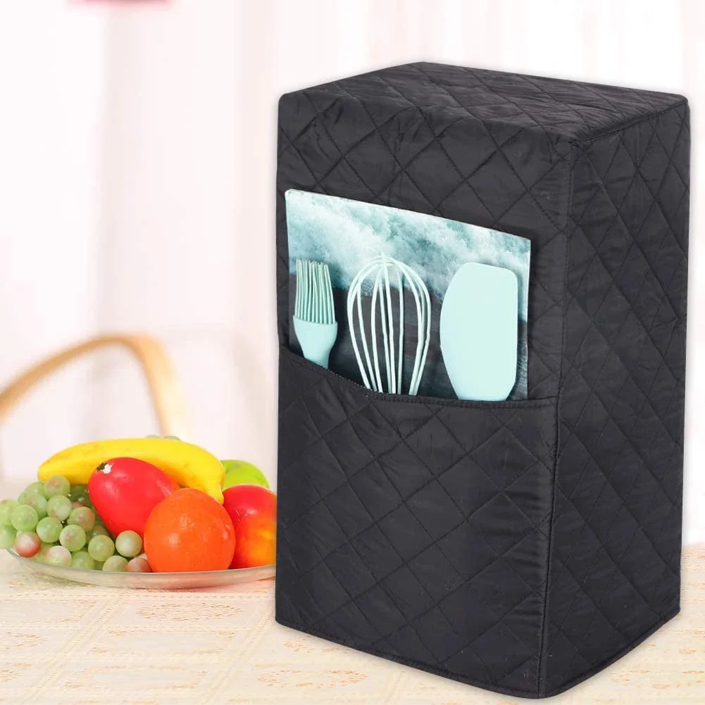 Blender Cover for Ninja Foodi Vitamix 1000 Watt Professional Blender Kitchen Appliance Quilted Dust Cover with Storage Pocket