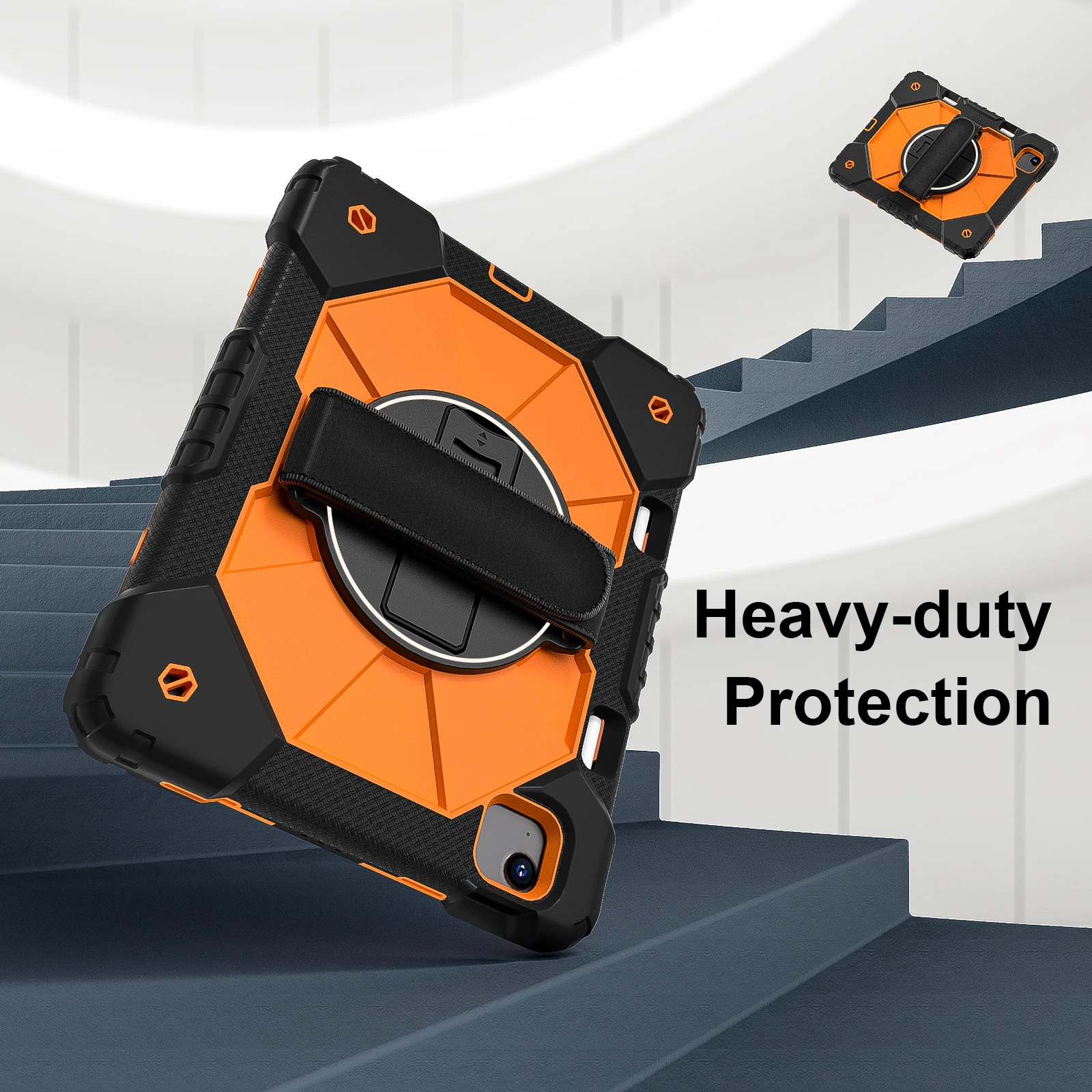 360 Rotatable Hybrid Protective Tablet Case Cover