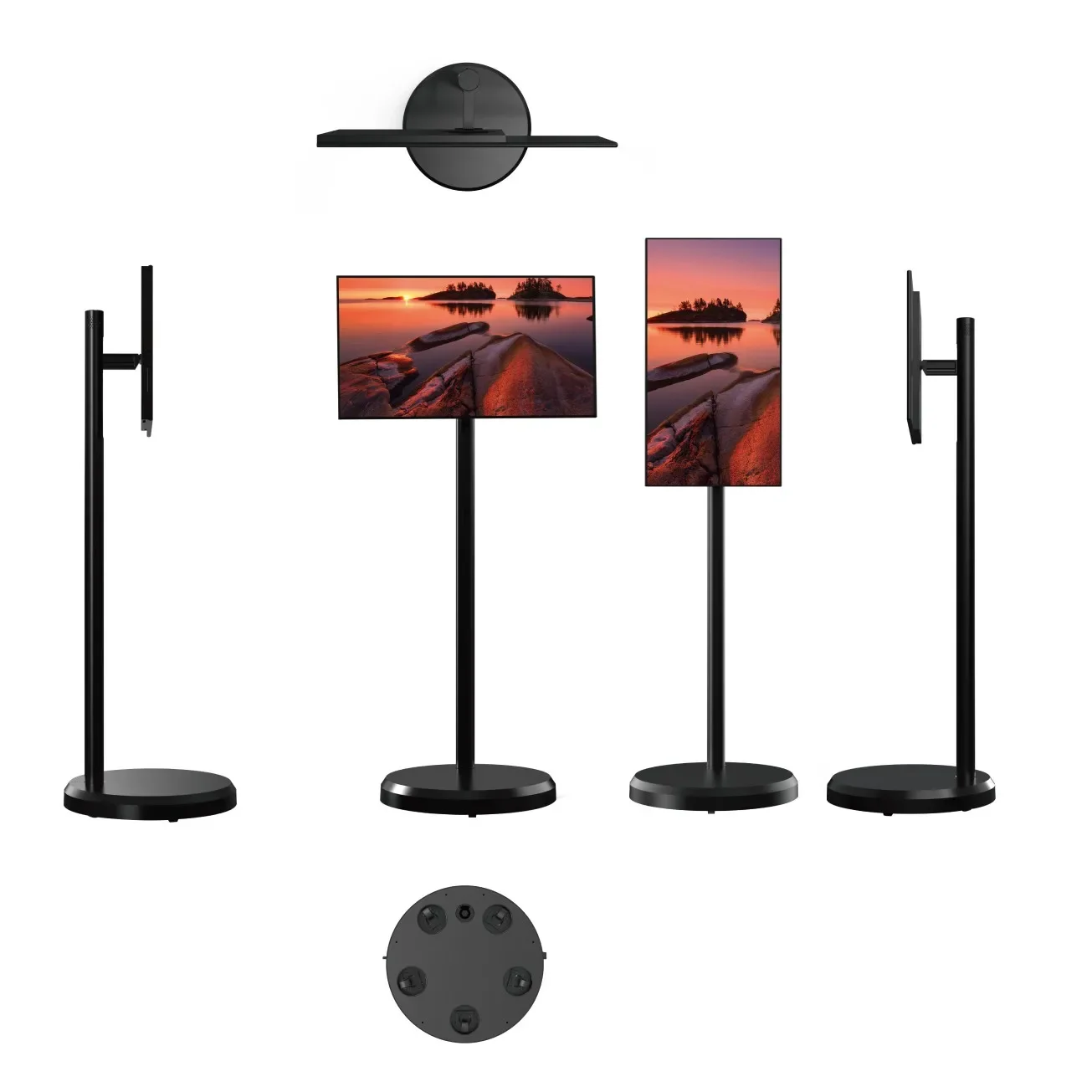 Outdoor Live Equipment 21.5 inch Smart Tv Touch Lcd Interact Screen Android12 Standby 5h Built-in Battery Gym Gaming Live Room