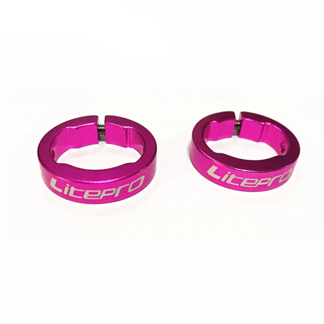 JKLapin MTB Mountain Road Bike Grip Lock Ring Aluminum Alloy 8mm for Folding Bicycle 22.2mm Bar Grips
