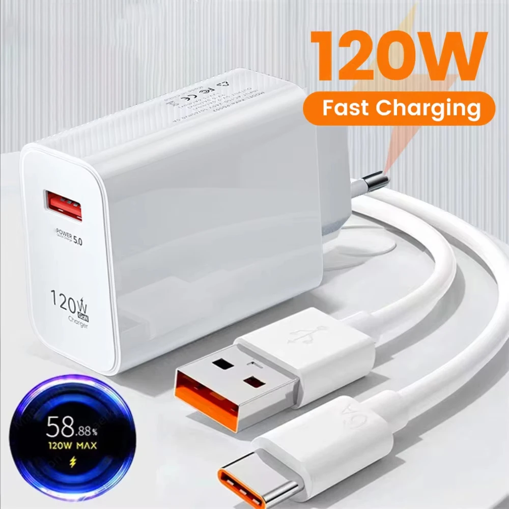 USB Charger Cable,120W,For Xiaomi 15 14 13 Samsung